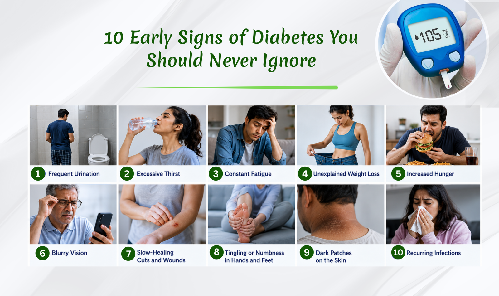 10 Early Signs of Diabetes You Should Never Ignore