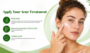 Best Skincare Routine for Acne-Prone Skin 1 Apply Your Acne Treatment