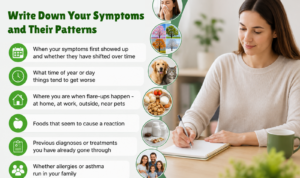 Write Down Your Symptoms and Their Patterns